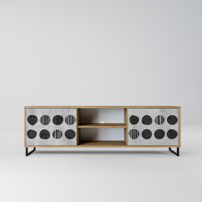 GHOSTLY GRADIENTS Mobile TV a 2 Ante in Effetto Rovere