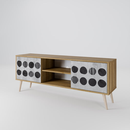 GHOSTLY GRADIENTS Mobile TV a 2 Ante in Effetto Rovere