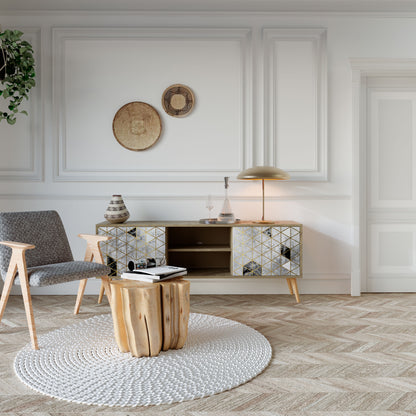 ASHEN ARIA Mobile TV a 2 Ante in Effetto Rovere