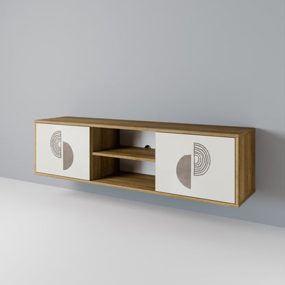 HARMONY ESSENCE Mobile TV a 2 Ante in Effetto Rovere