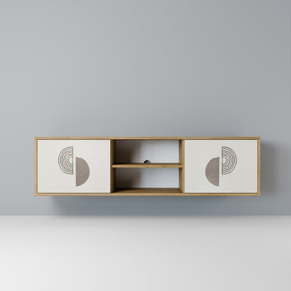 HARMONY ESSENCE Mobile TV a 2 Ante in Effetto Rovere