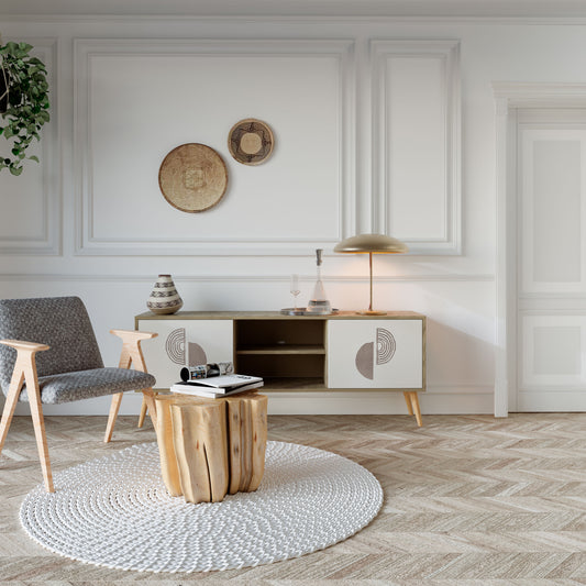 HARMONY ESSENCE Mobile TV a 2 Ante in Effetto Rovere