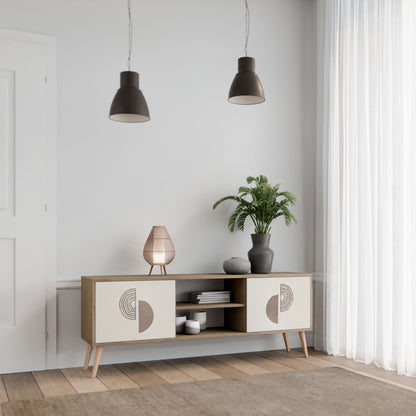 HARMONY ESSENCE Mobile TV a 2 Ante in Effetto Rovere