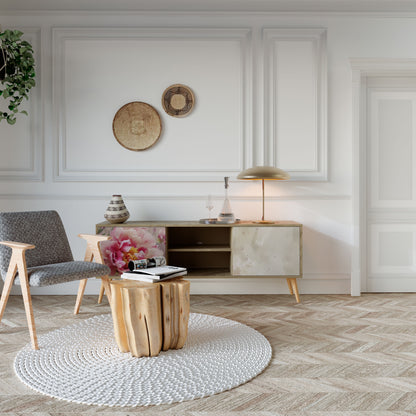 PEONY WHISPER Mobile TV a 2 Ante in Effetto Rovere