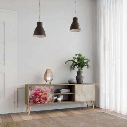 PEONY WHISPER Mobile TV a 2 Ante in Effetto Rovere