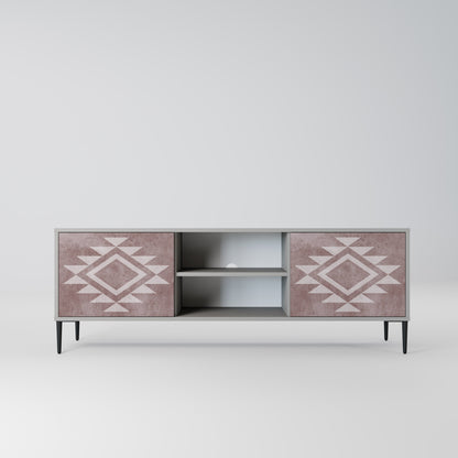 MARVEL MOSAIC Mobile TV a 2 Ante in Finitura Grigia