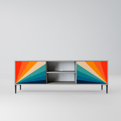 PRISM CONCUSSION Mobile TV a 2 Ante in Finitura Grigia