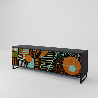 GEODE GLIMMER Mobile TV a 3 Ante in Finitura Nera