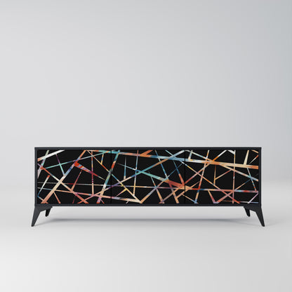 POLYGON VERVE Mobile TV a 3 Ante in Finitura Nera