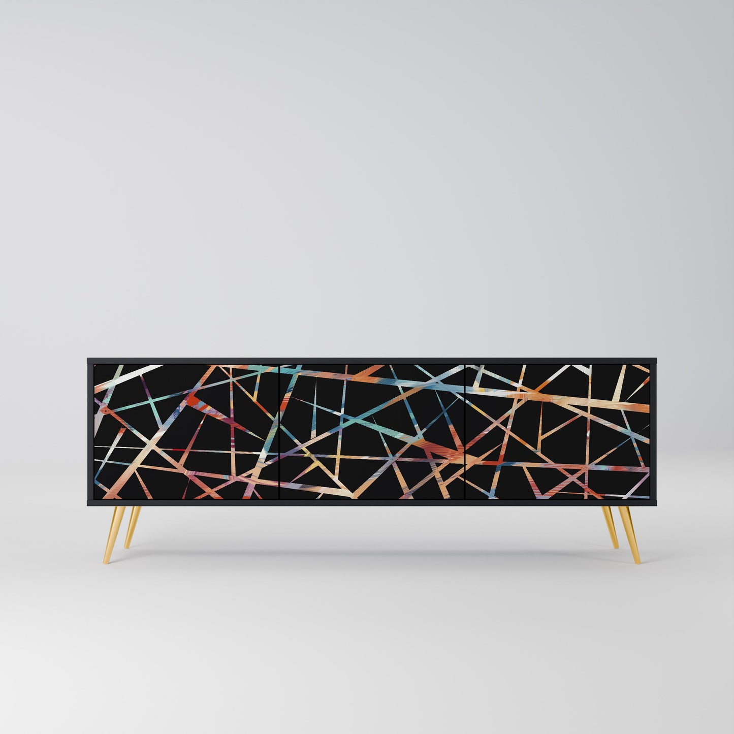 POLYGON VERVE Mobile TV a 3 Ante in Finitura Nera