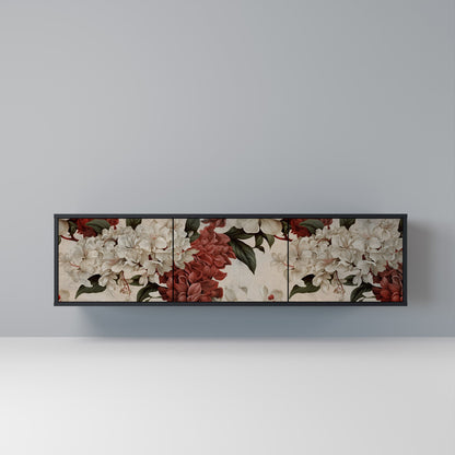 EPHEMERAL DAYS Mobile TV a 3 Ante in Finitura Nera