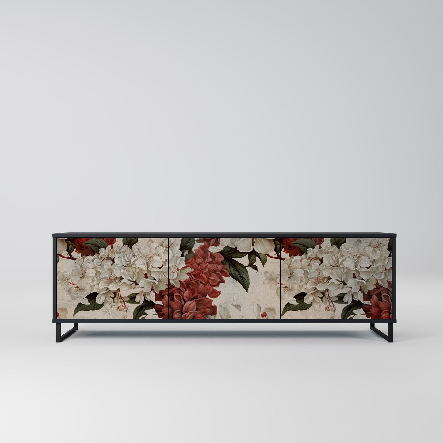 EPHEMERAL DAYS Mobile TV a 3 Ante in Finitura Nera