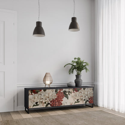 EPHEMERAL DAYS Mobile TV a 3 Ante in Finitura Nera