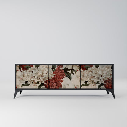 EPHEMERAL DAYS Mobile TV a 3 Ante in Finitura Nera