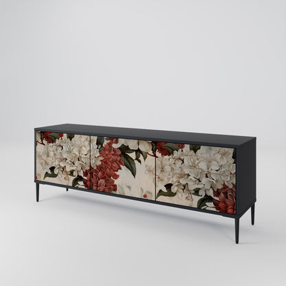 EPHEMERAL DAYS Mobile TV a 3 Ante in Finitura Nera