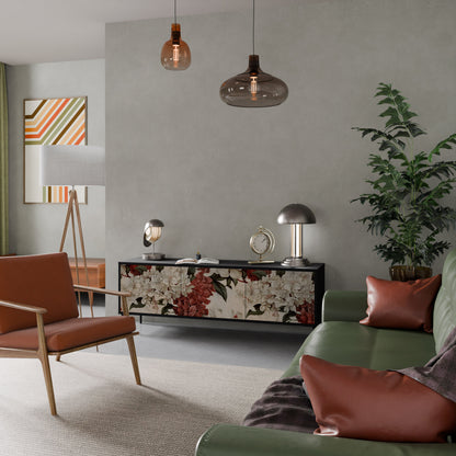 EPHEMERAL DAYS Mobile TV a 3 Ante in Finitura Nera