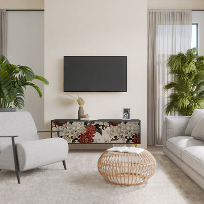 EPHEMERAL DAYS Mobile TV a 3 Ante in Finitura Nera