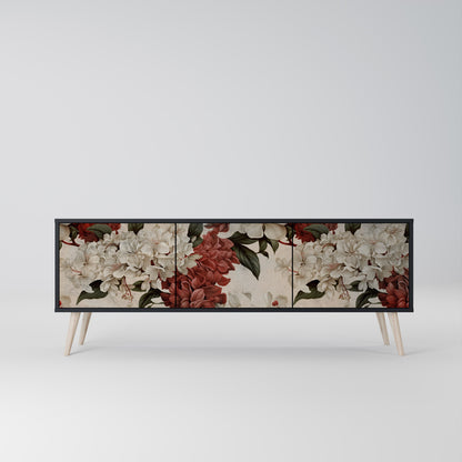 EPHEMERAL DAYS Mobile TV a 3 Ante in Finitura Nera