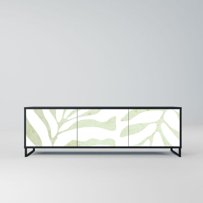 BOTANICAL SPARK Mobile TV a 3 Ante in Finitura Nera