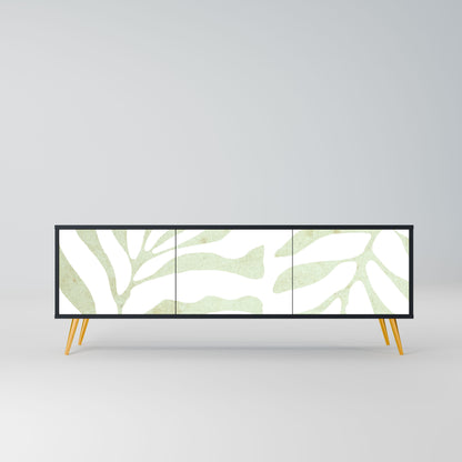 BOTANICAL SPARK Mobile TV a 3 Ante in Finitura Nera