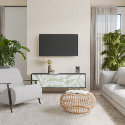 BOTANICAL SPARK Mobile TV a 3 Ante in Finitura Nera