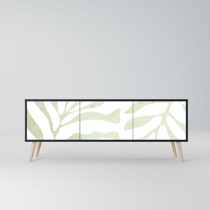 BOTANICAL SPARK Mobile TV a 3 Ante in Finitura Nera