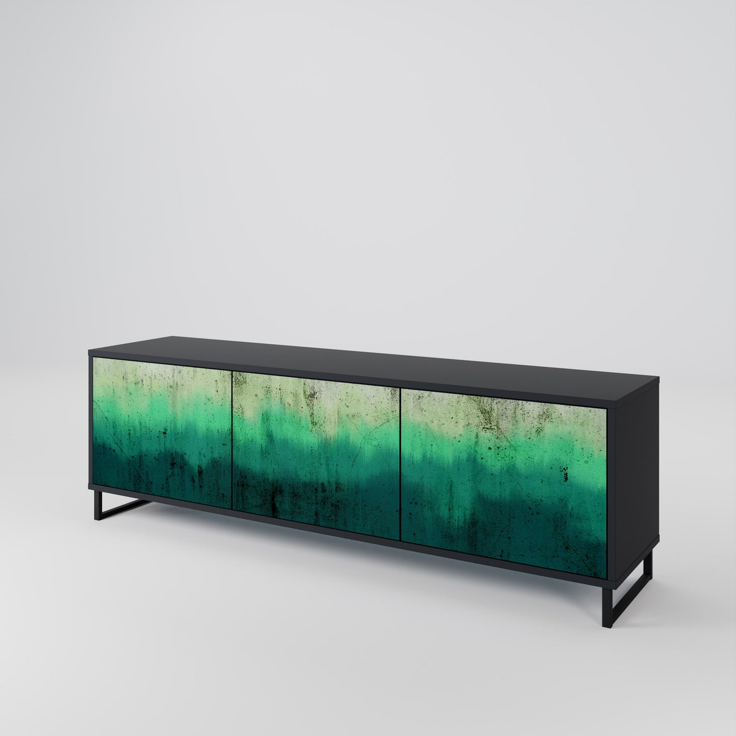 NORTHERN LIGHTS Mobile TV a 3 Ante in Finitura Nera