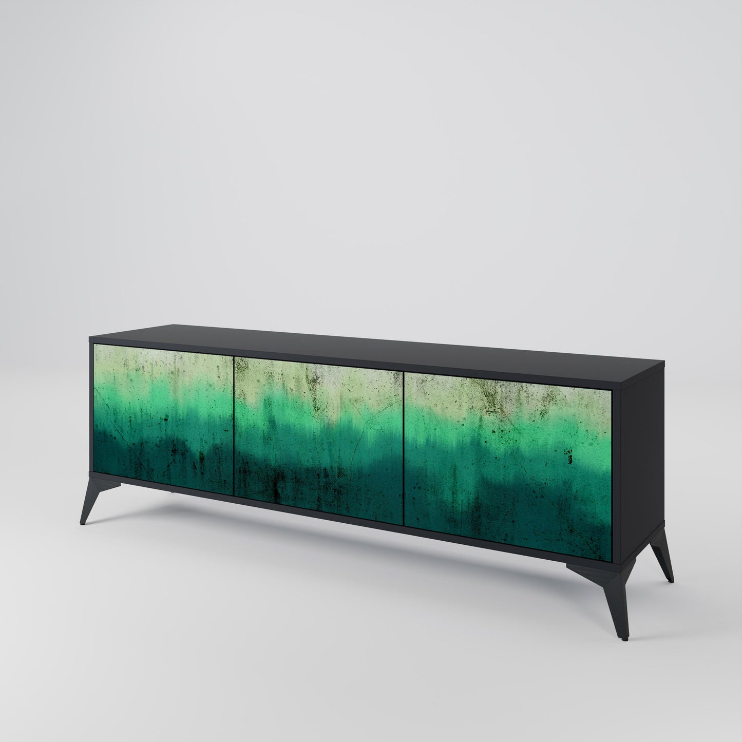 NORTHERN LIGHTS Mobile TV a 3 Ante in Finitura Nera