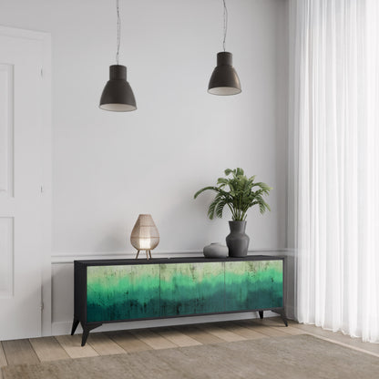 NORTHERN LIGHTS Mobile TV a 3 Ante in Finitura Nera