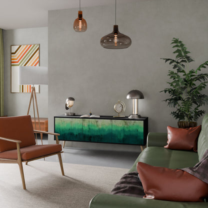 NORTHERN LIGHTS Mobile TV a 3 Ante in Finitura Nera