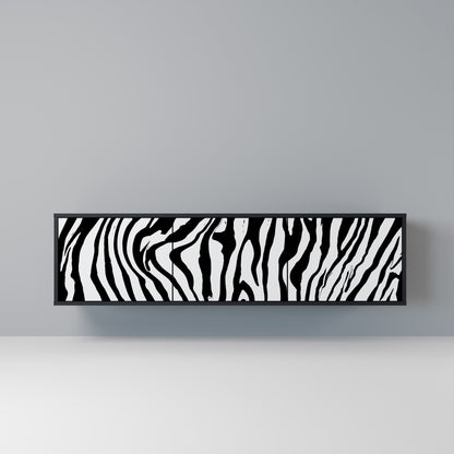 SPLENDID ZEBRA Mobile TV a 3 Ante in Finitura Nera