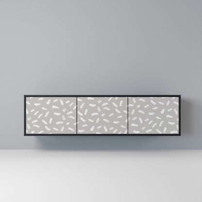 PASSING SECONDS Mobile TV a 3 Ante in Finitura Nera