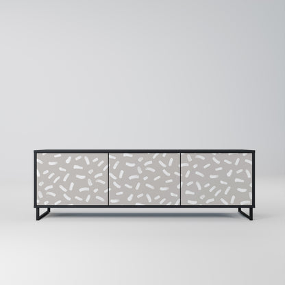 PASSING SECONDS Mobile TV a 3 Ante in Finitura Nera