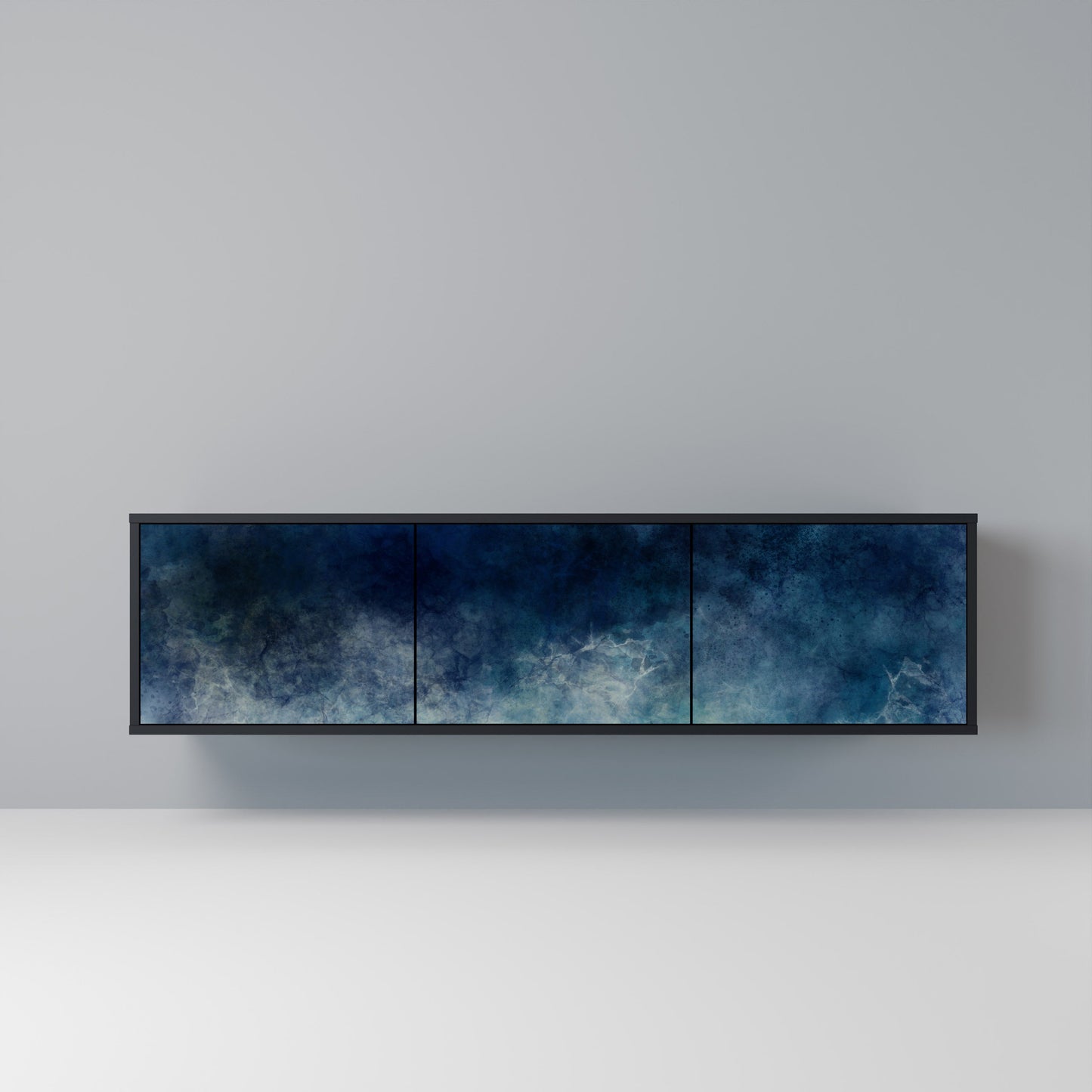 CELESTIAL FALL Mobile TV a 3 Ante in Finitura Nera