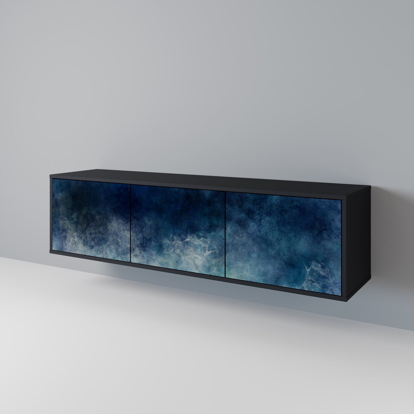 CELESTIAL FALL Mobile TV a 3 Ante in Finitura Nera