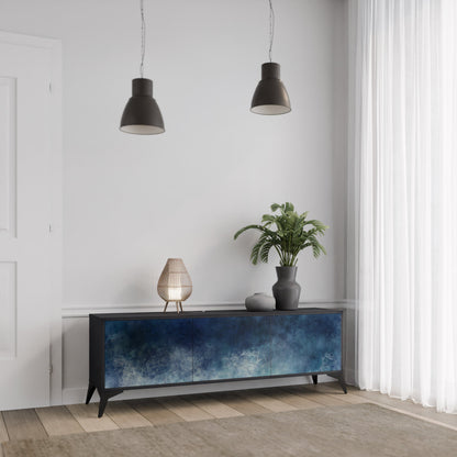 CELESTIAL FALL Mobile TV a 3 Ante in Finitura Nera