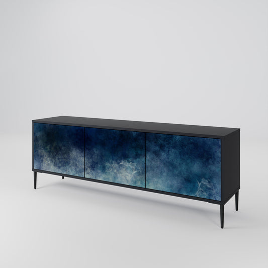 CELESTIAL FALL Mobile TV a 3 Ante in Finitura Nera