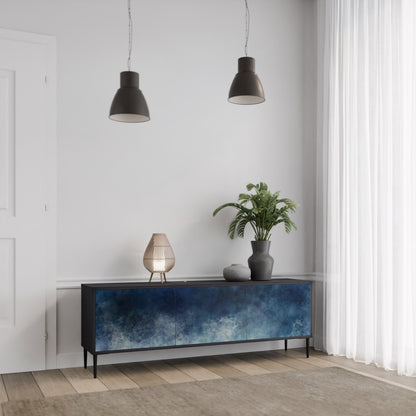 CELESTIAL FALL Mobile TV a 3 Ante in Finitura Nera