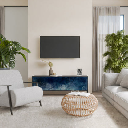 CELESTIAL FALL Mobile TV a 3 Ante in Finitura Nera