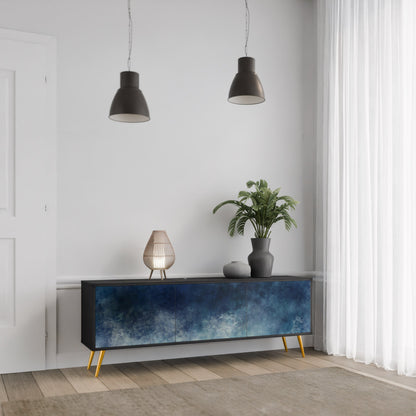 CELESTIAL FALL Mobile TV a 3 Ante in Finitura Nera