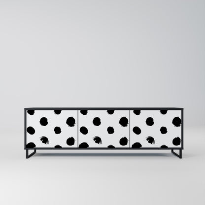 SLIPPING MINUTES Mobile TV a 3 Ante in Finitura Nera