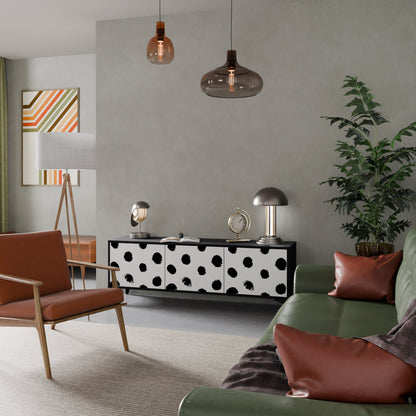 SLIPPING MINUTES Mobile TV a 3 Ante in Finitura Nera