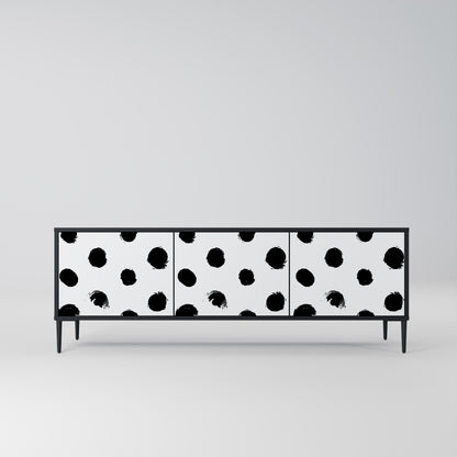 SLIPPING MINUTES Mobile TV a 3 Ante in Finitura Nera