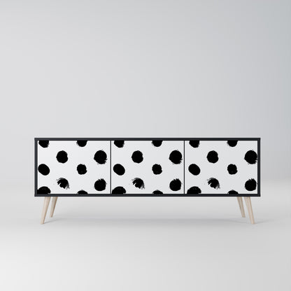 SLIPPING MINUTES Mobile TV a 3 Ante in Finitura Nera