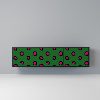 FUNKY SPOTS Mobile TV a 3 Ante in Finitura Nera