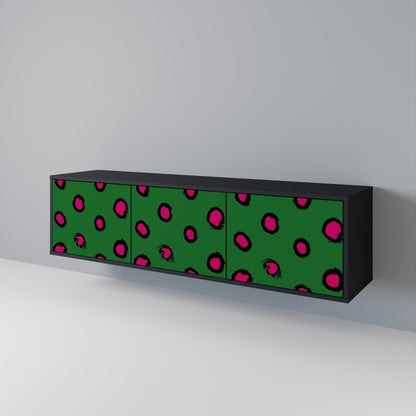 FUNKY SPOTS Mobile TV a 3 Ante in Finitura Nera