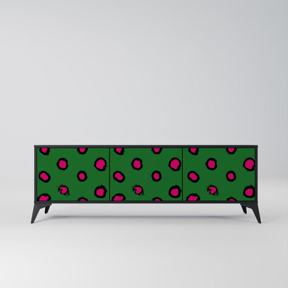 FUNKY SPOTS Mobile TV a 3 Ante in Finitura Nera