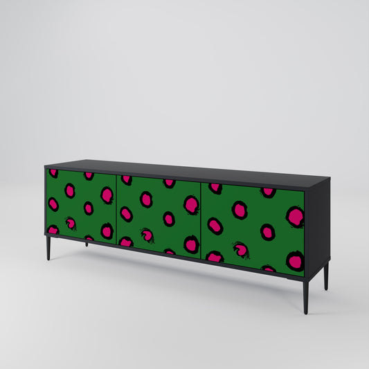 FUNKY SPOTS Mobile TV a 3 Ante in Finitura Nera