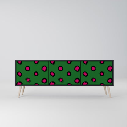 FUNKY SPOTS Mobile TV a 3 Ante in Finitura Nera