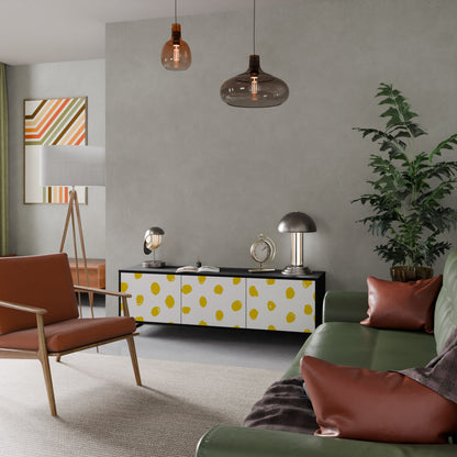 RADIANT REVERIE Mobile TV a 3 Ante in Finitura Nera